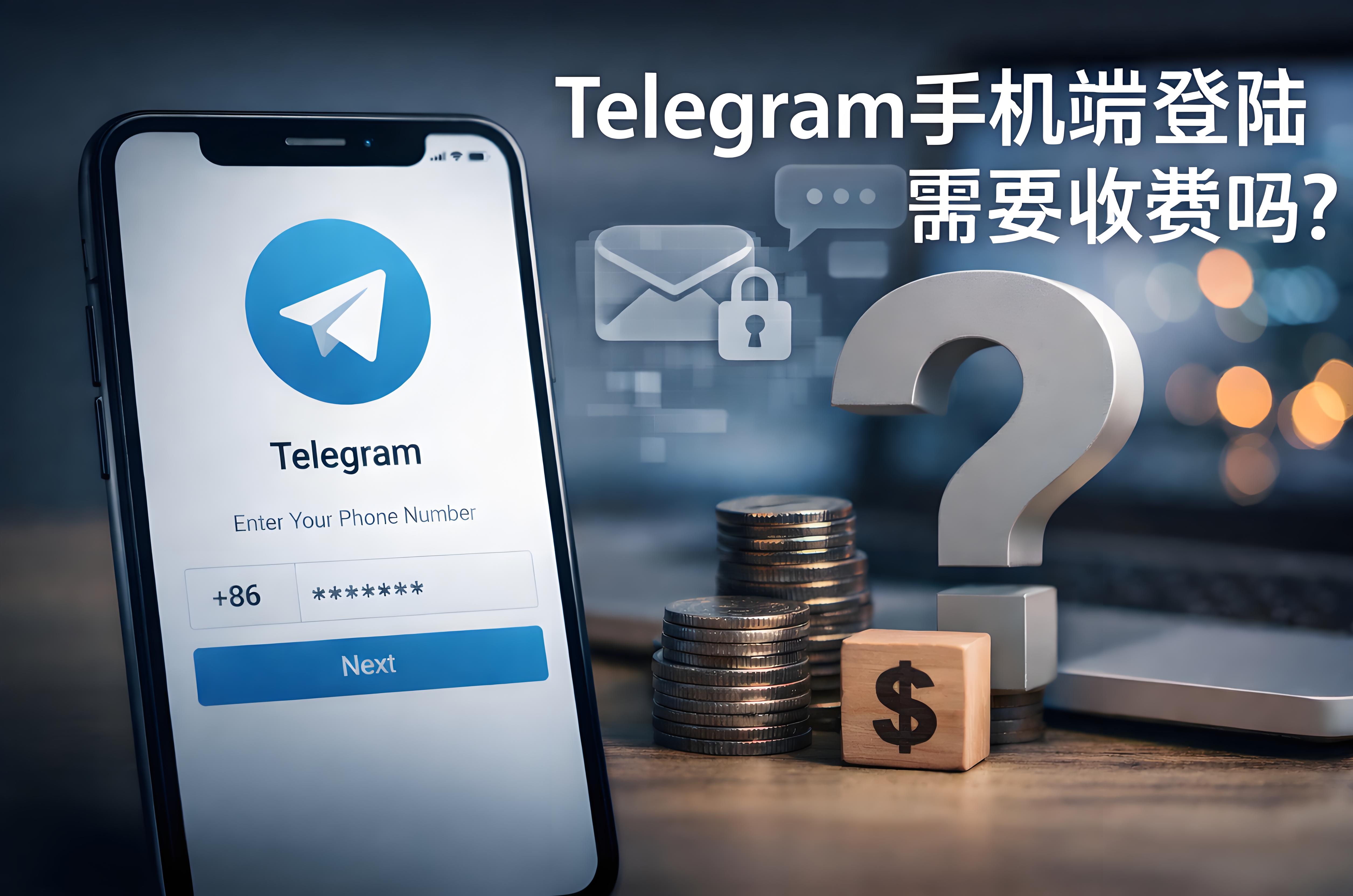关于Telegram手机端登录需要收费说法是否正确？