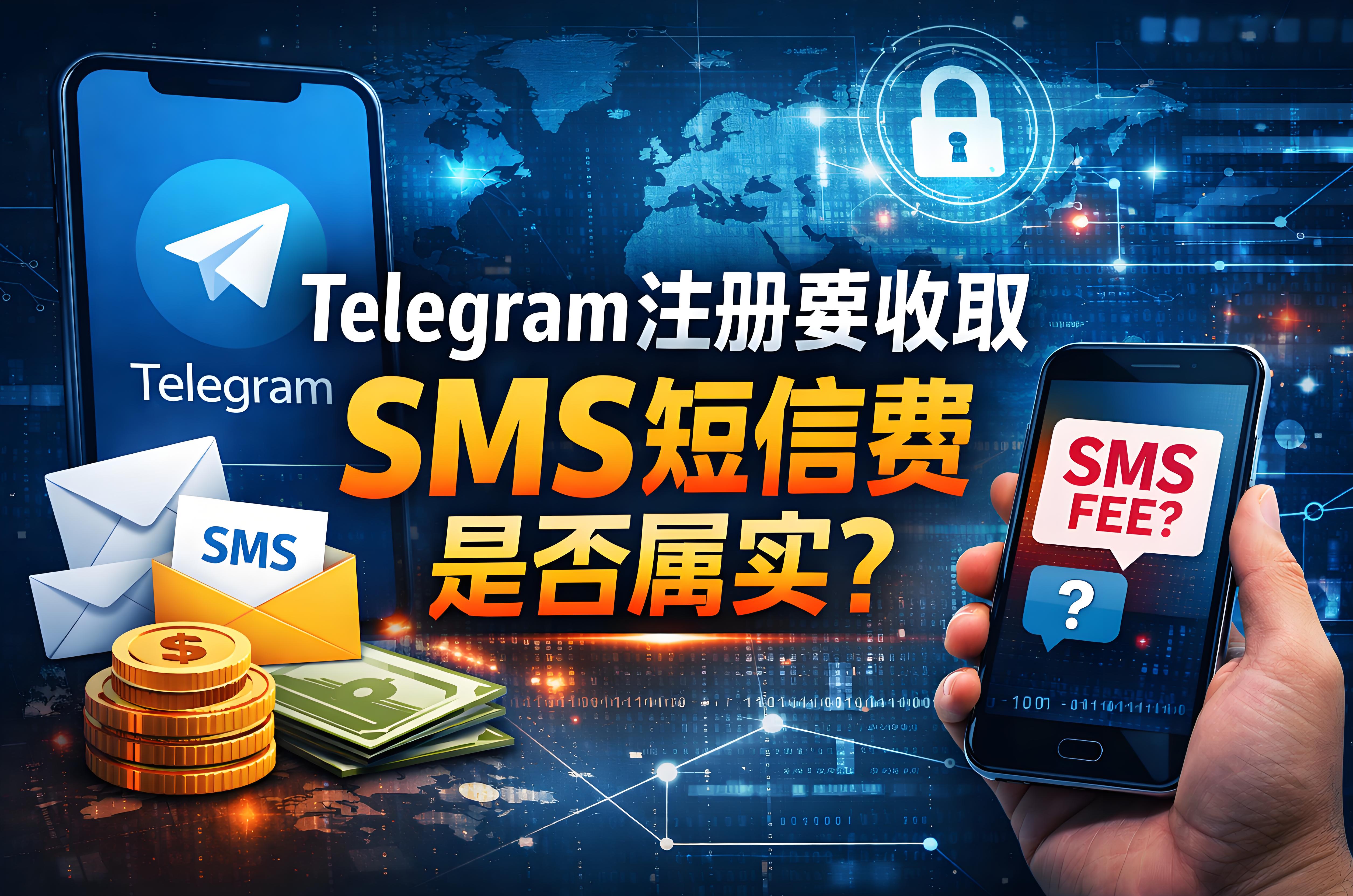 解答Telegram注册要收取SMS短信费是否属实？