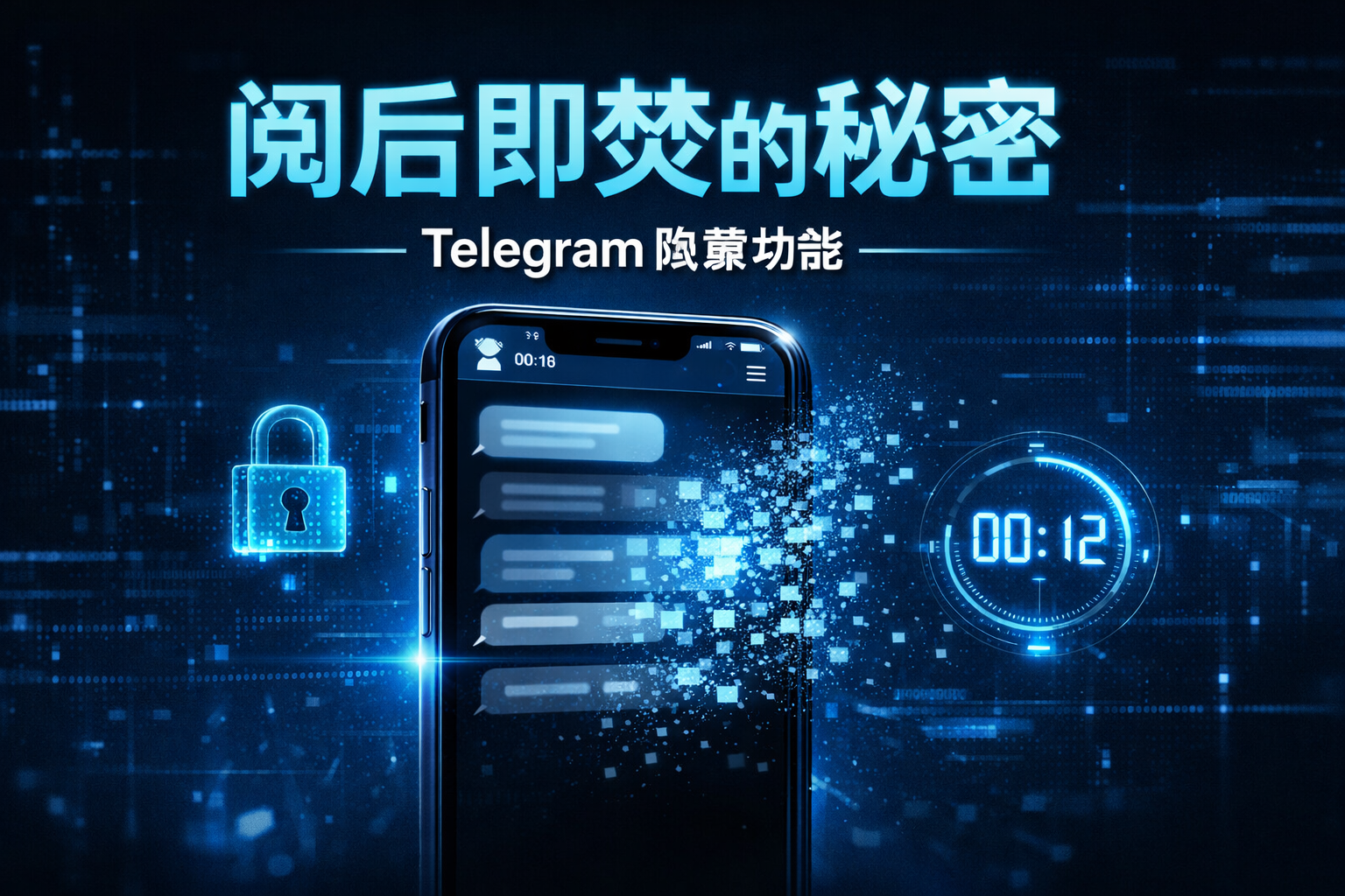 怎样巧妙设置Telegram阅后即焚?